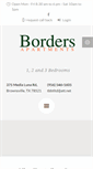 Mobile Screenshot of bordersapts.com